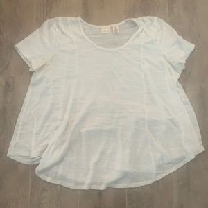 White Westbound Flowy Top